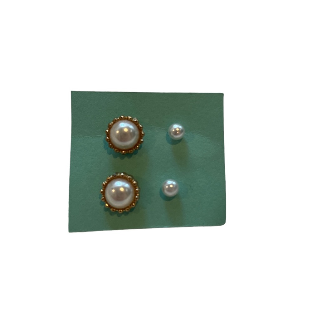 Pearl Earrings Set